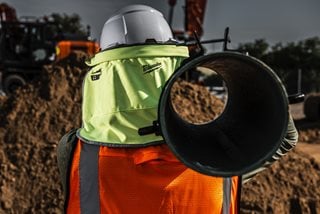 BOLT UV-Nackenschutz Hi-Vis gelb