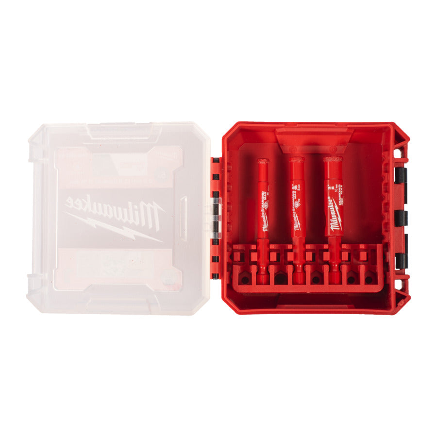 Diamantbohrer Set 1/4" 6,8,10 mm